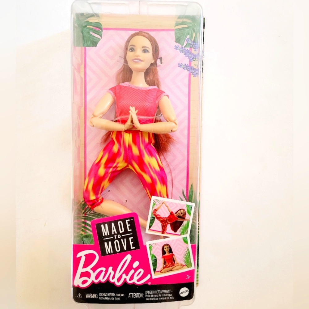 Barbie Made to Move Redhead Curvy Doll